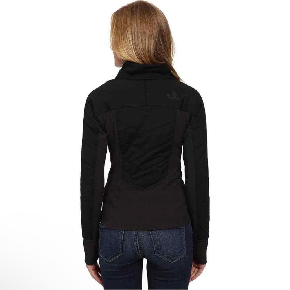 The North Face Pseudio Black Moto Jacket, Size S - Picture 4 of 8